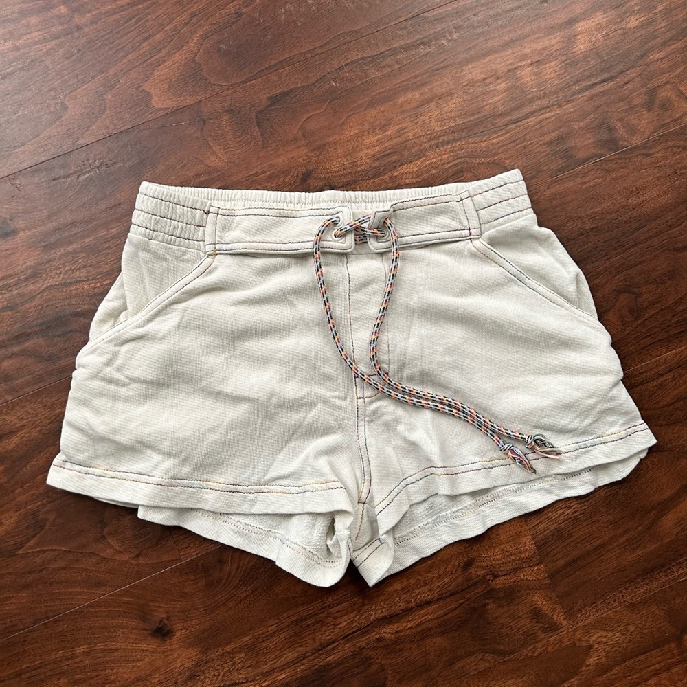 Faherty Bondi Short Rainbow Stripe Drawstring Cotton Shorts
Size XS